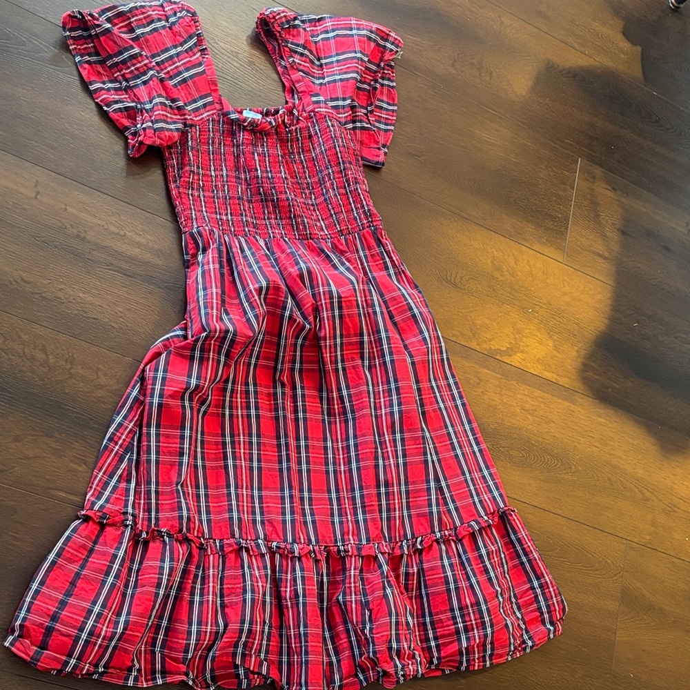 Draper James Red Plaid Dress